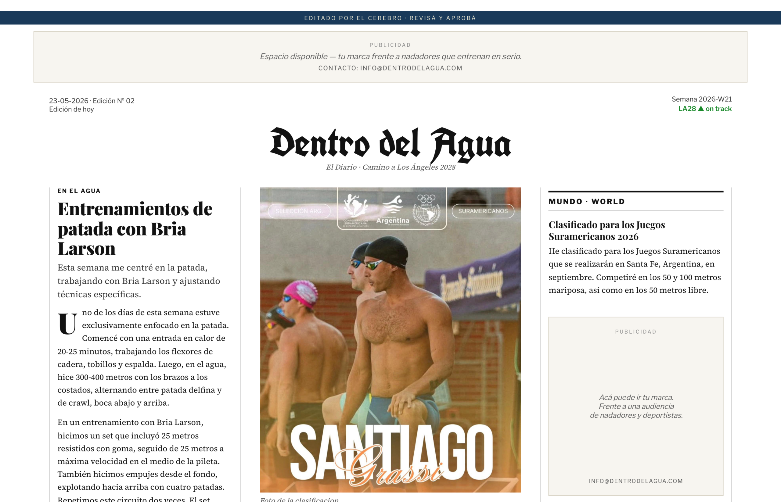 Edición 02 — La patada se controla desde la cadera